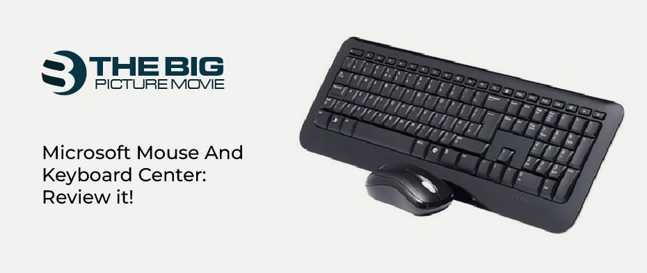 microsoft mouse and keyboard center
