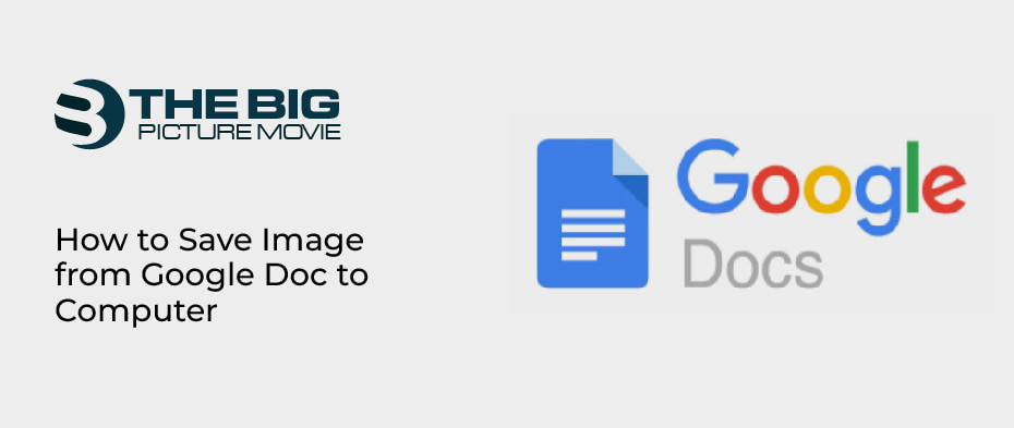 How to Save Image from Google Doc to Computer