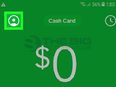 Tap on Profile icon on your cash app account