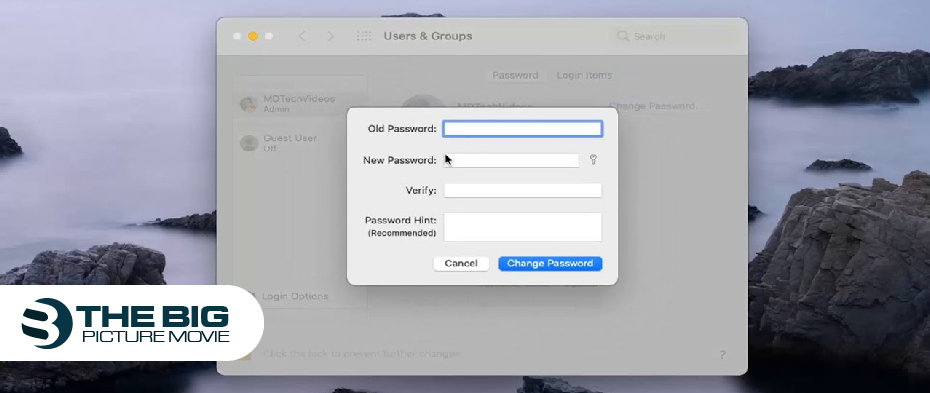 How to Change Macbook Password