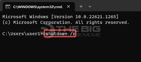 Start Again your Device Via the Command Cue